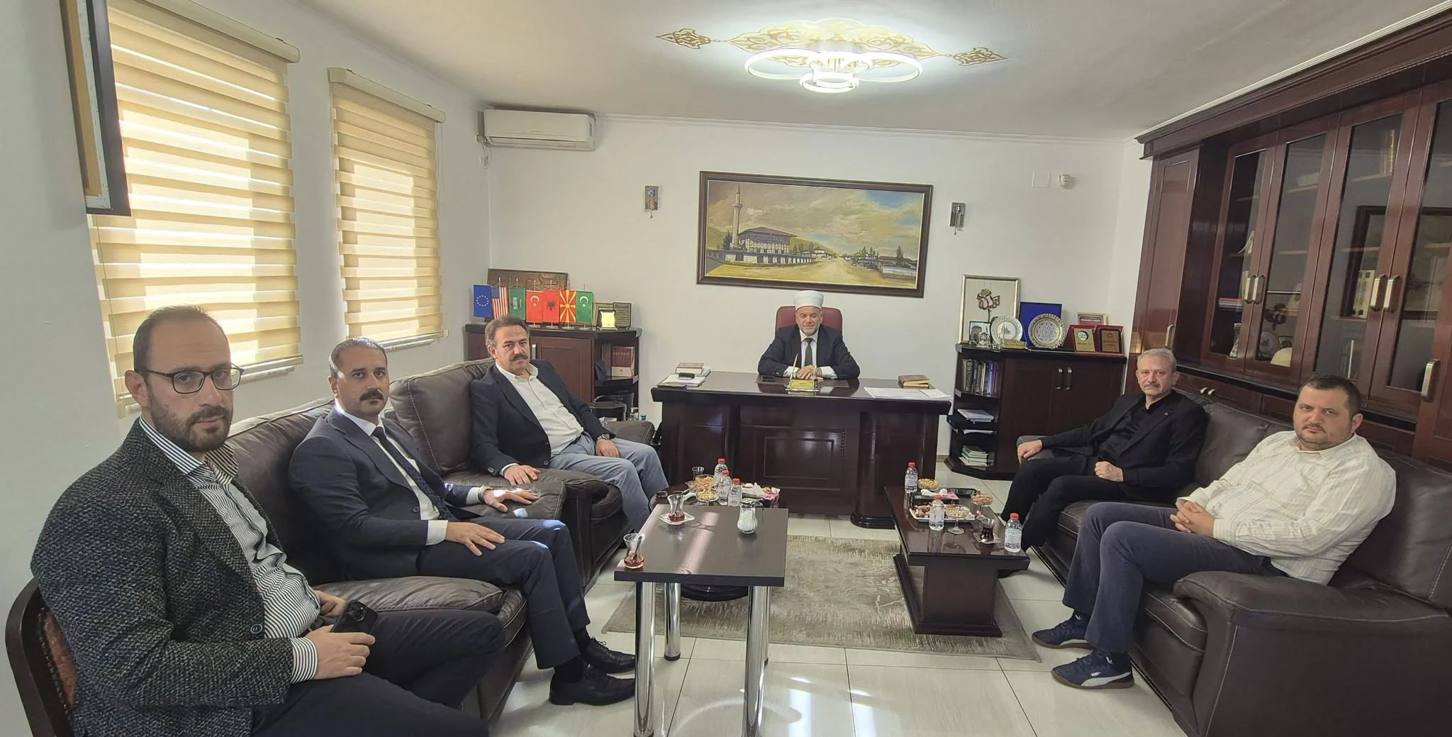 The Mufti welcomes a delegation from the Türkiye Diyanet Foundation